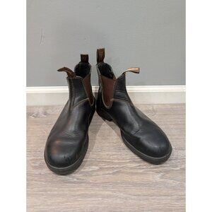 Blundstone Style 500 Stout Brown Premium Leather Boots For Men Size 8 US FLAW